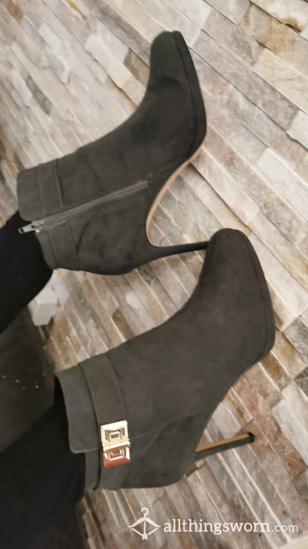 Sexy Worn River Island High Heels Ankle Boots. Really Sexy 🔥💯🔥 £45💋💋💋💋