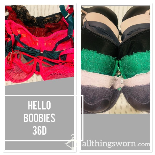 Bras Soft , Wired, Lace, Added, Pretty ,slutty, Granny What’s Your Flavour ? 36D