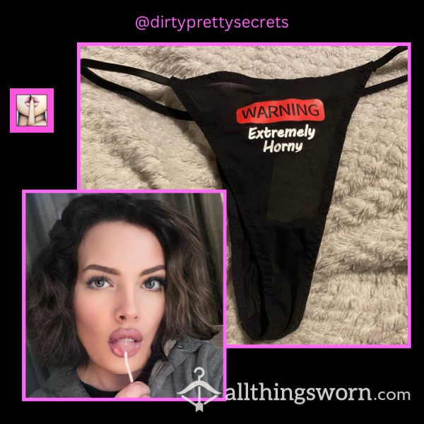 ‼️ WARNING ‼️ LIMITED EDITION Thong With Lollipop ❤️‼️❤️💋