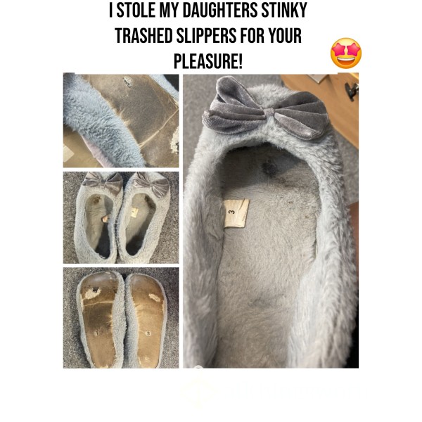 I Stole My Daughters Stinky Trashed Slippers Just For You! 🤫🥵