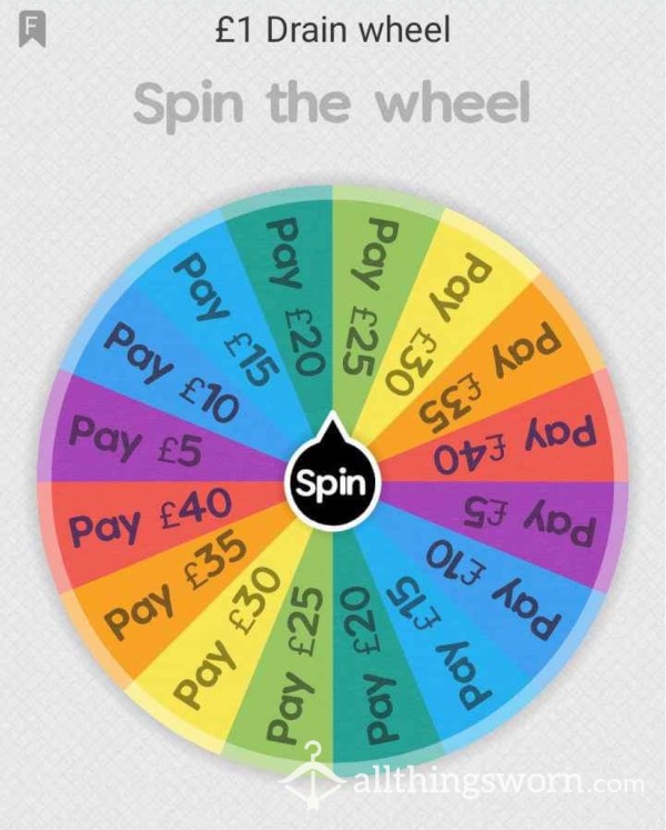 £1 Drain Wheel