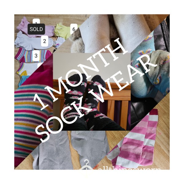 1 Month Sock Wear