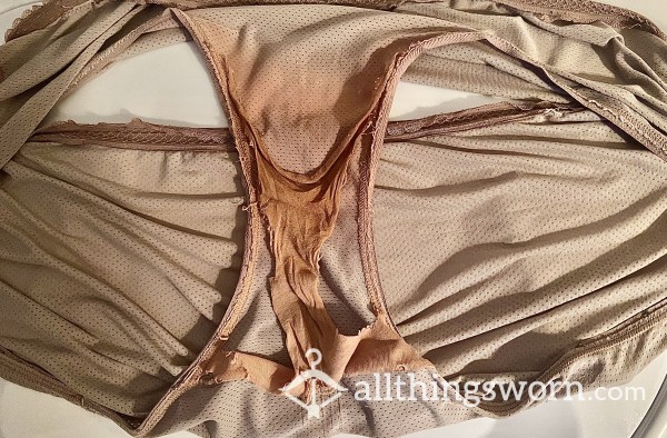 10 Day Worn/24 Hour Wear- Very Heavy Scented & Well Worn Full Coverage Panties