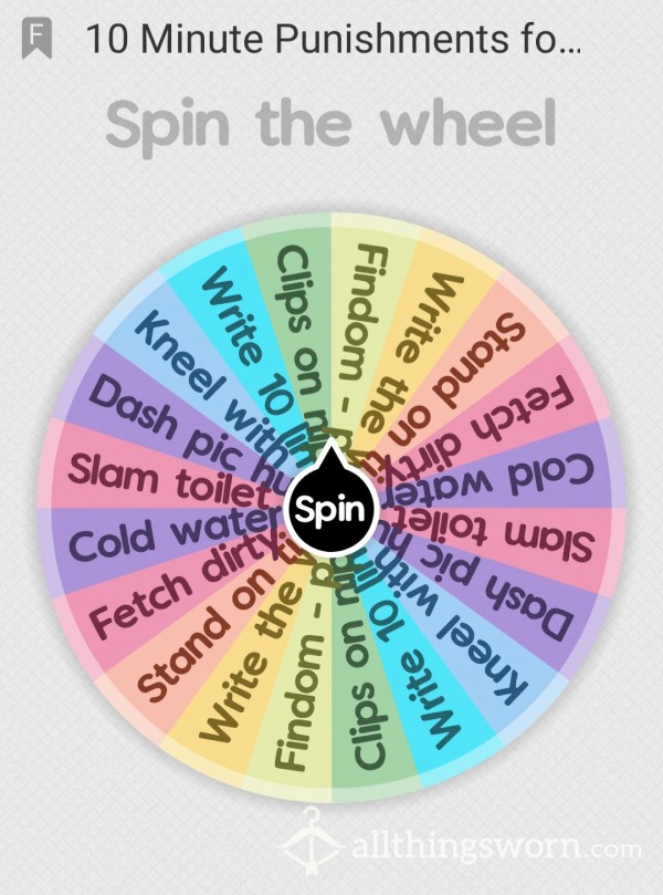10 Minute Punishments For Naughty Boys And Girls - Spin The Wheel With Mommy