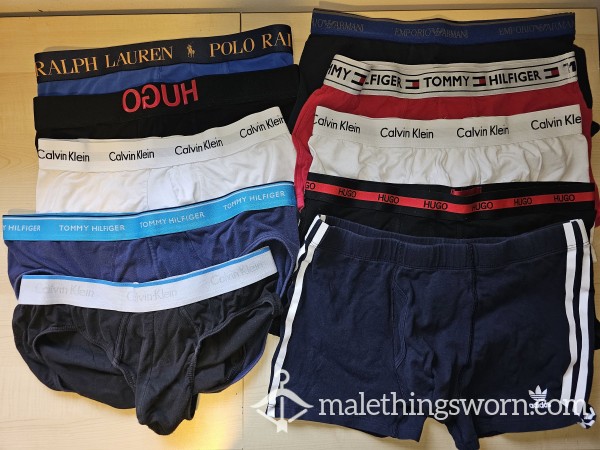 10 Pack Of Used (Clean) Underwear
