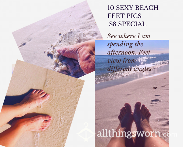 10 SEXY BEACH FEET PICS