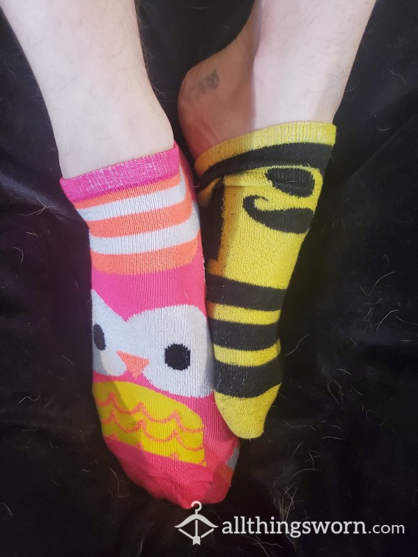 10 Year Old Colorful Animal Socks (5 Socks)