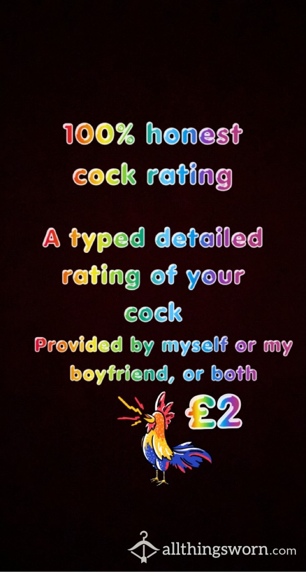 100% Honest Cock Rating