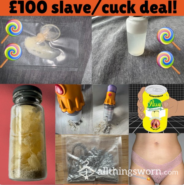 £100 Mega Cuck/slave Bundle