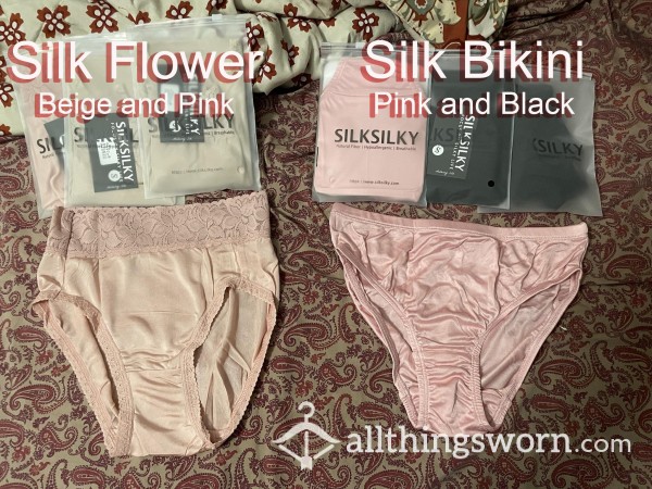 100% Pure Silk Panties