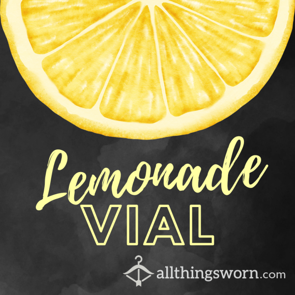 10ml Lemonade Vial- Bottle Or Roll-on. Drink Me In, Or Smear Me All Over.