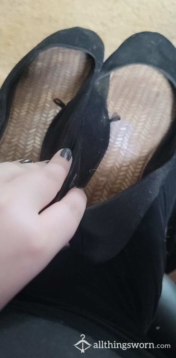 11W Black Flats, Very Well Used