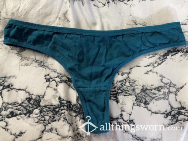 12-Hour Drenched Thong - Teal