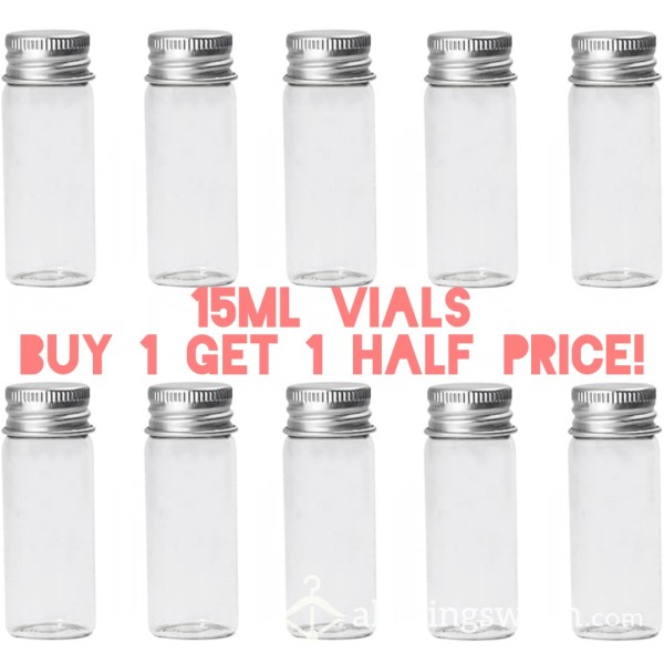 15ml Vials - Offering Spit Options & Lemonade 🍋