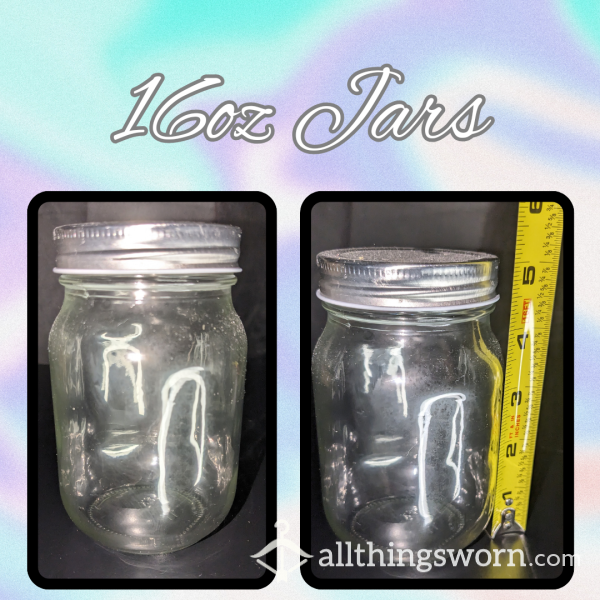 16oz Mason Jar (liquids, Solids And Bathwater)