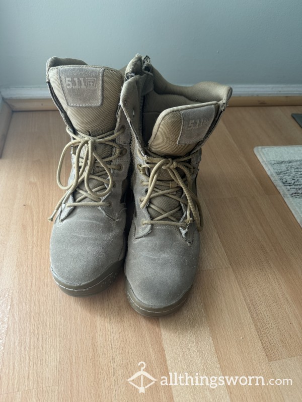 2 1/2 Year Worn Work Boots