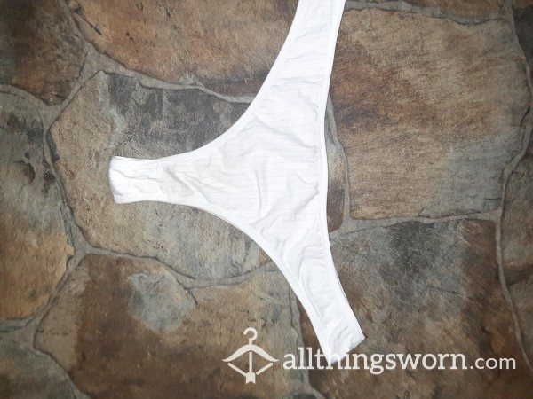2 Day Wear Ripe, Ribbed Cotton Thong
