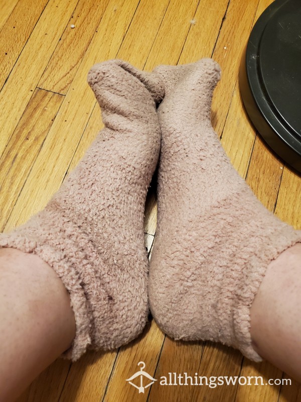 Worn Dirty Stinky Fuzzy House Socks. Additional Days Wear Available...