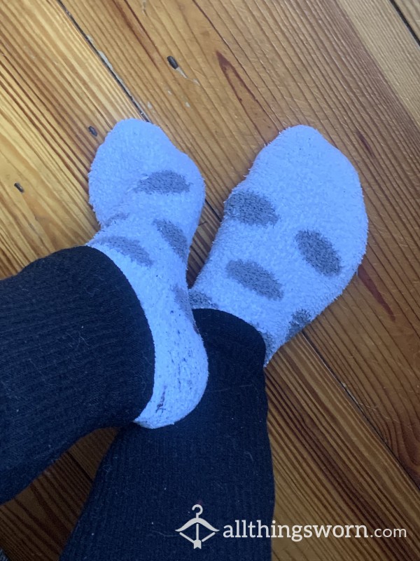 2 Days Worn Fuzzy Socks