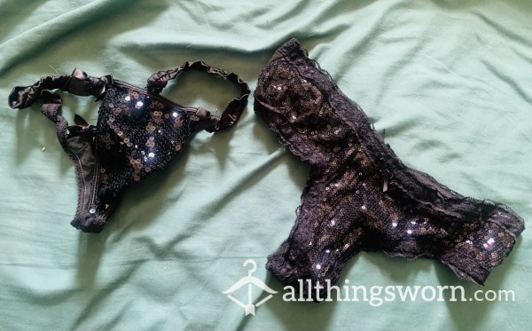 SALE Sparkly Duo Cheeky Panty & Thong!! 😈🖤