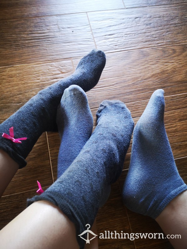 2 Pair Of Socks Worn By Girlfriends