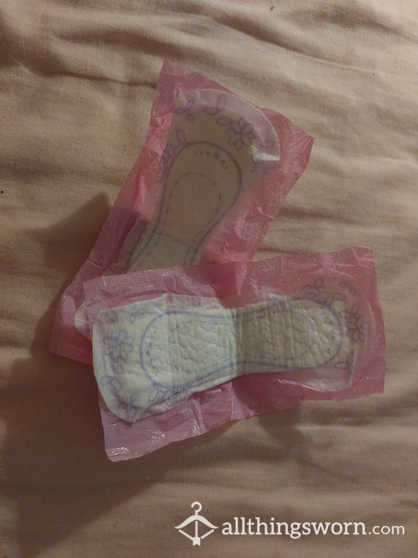 2 X Used Panty Liners