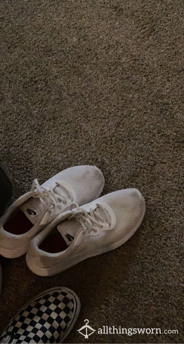 2 Year Old White Nikes