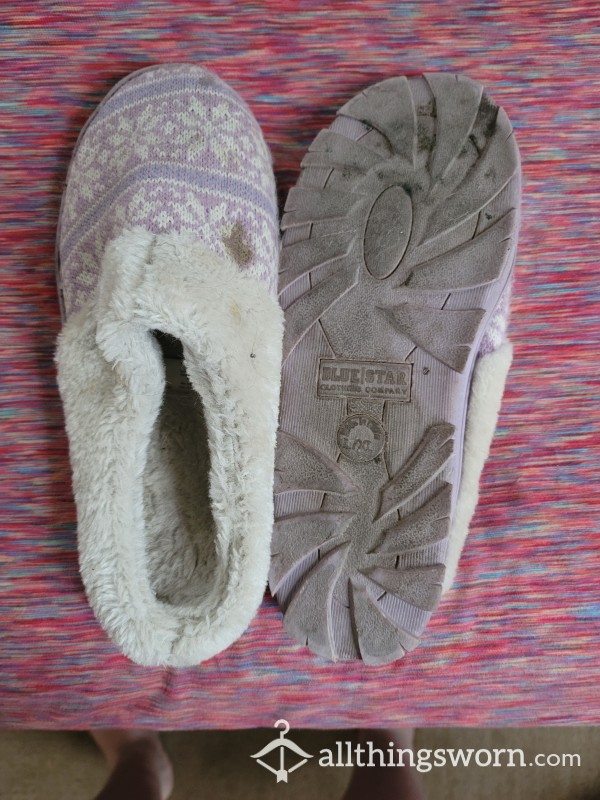2 Year Worn Very Smelly Slippers