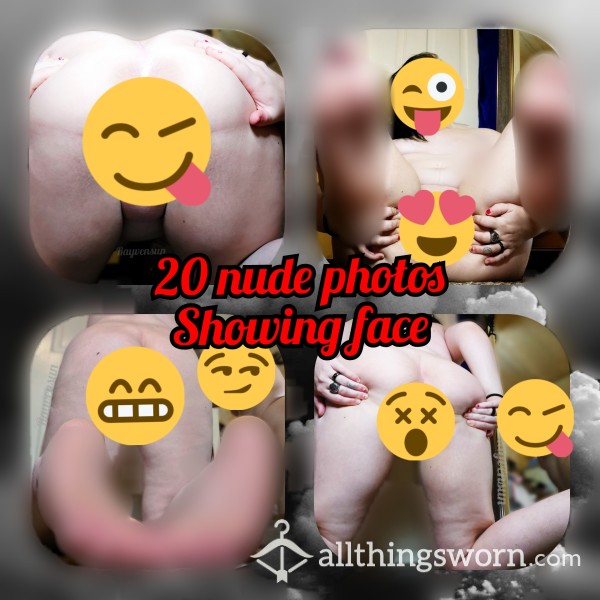 20 Nude Photos Showing Face 😀