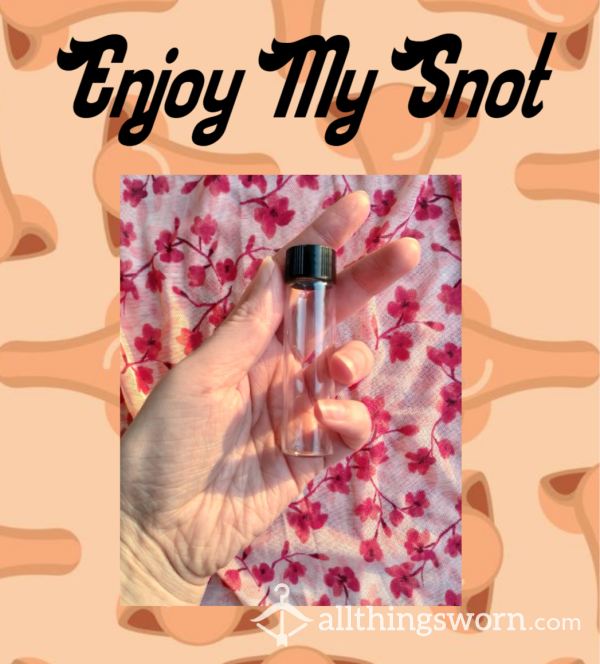 👃20ml Vial Of My Thick, Gooey Snot💦