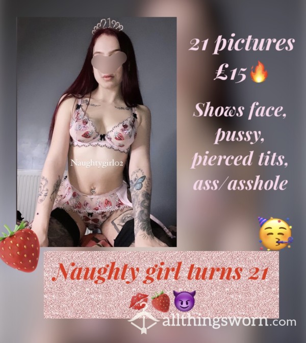 21 AND HOT🥵|Naughty Girl Turns 21🥳|21 Pictures For £15🍓