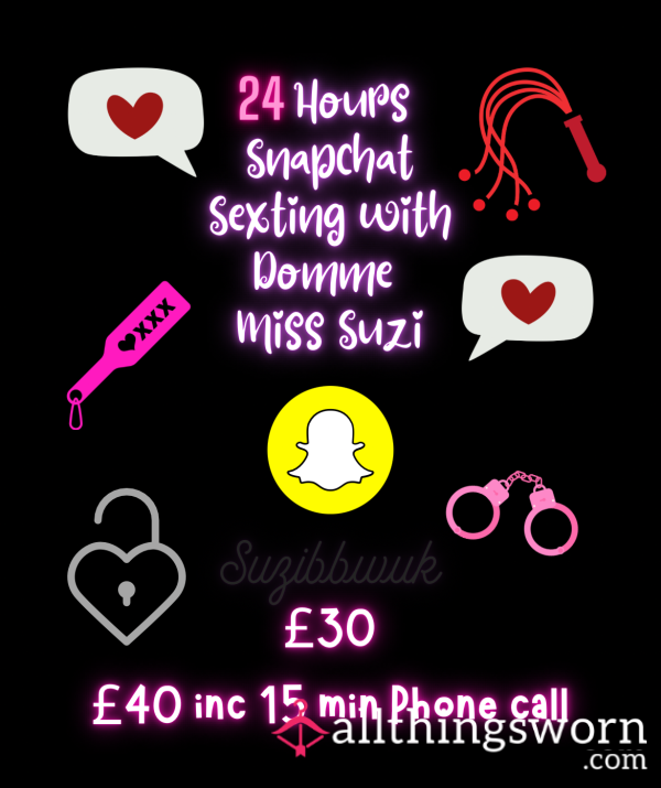 24 Hour Snap Domme Sexting
