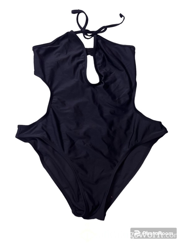 24 Hr Worn Black Swimsuit