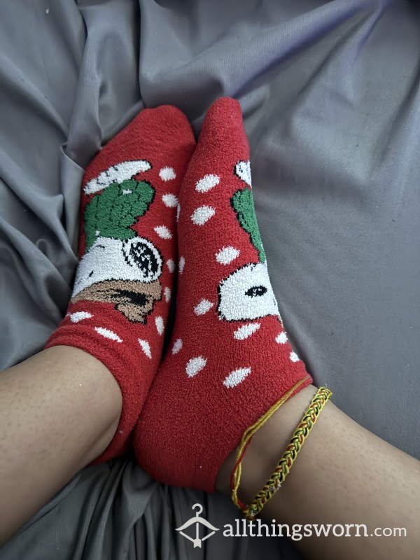 24hr Wear, Christmas Snoopy Socks