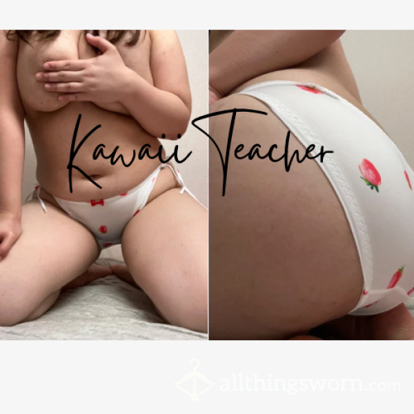 🌸SOLD🌸25$ Bikini Type Strawberry Nylon Panties