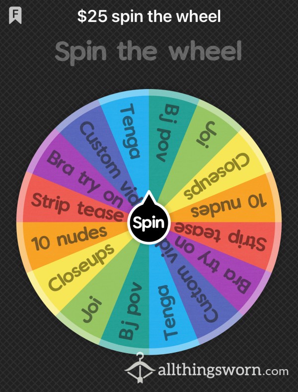 $25 Spin The Wheel