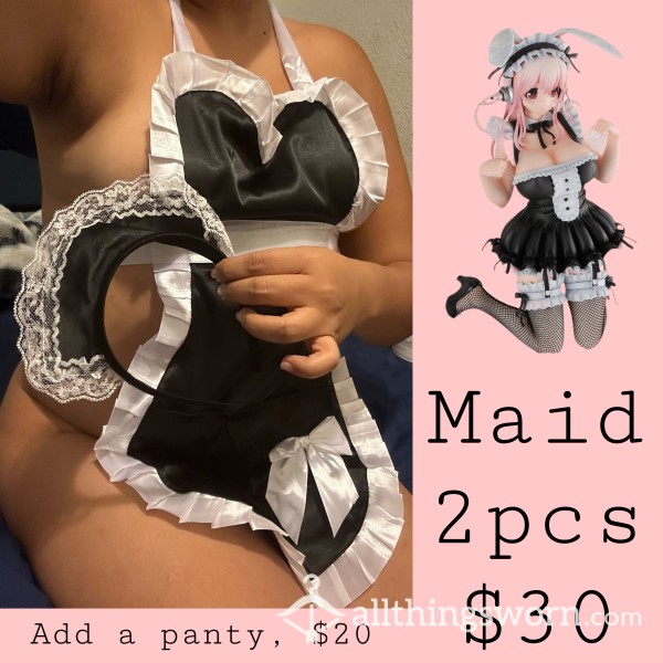 2pcs Maid Outfit $30
