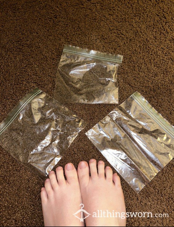 3 Bags Trimmed Finger/Toe Nail Clippings