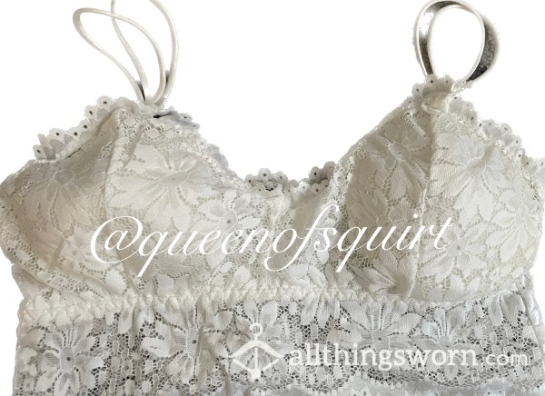 3 Day Worn Lace Bralettes - ONE OF EACH COLOR ONLY