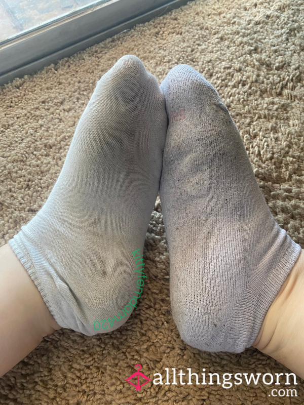 3 Day Worn White Socks