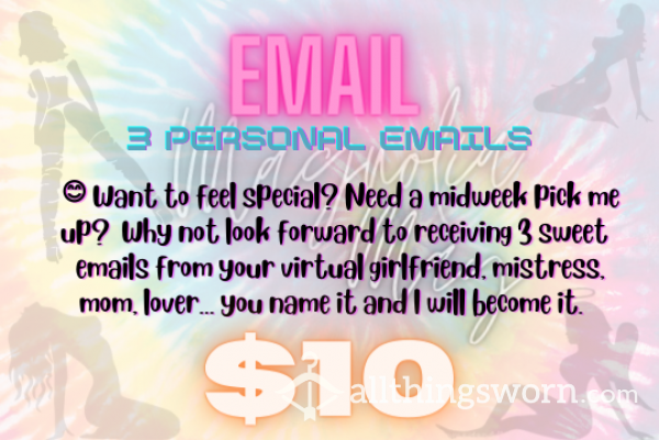 💌  3 Dirty Emails Sent EXCLUSIVLEY To You From ME  💗