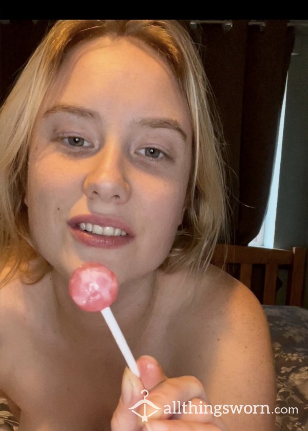 3 Naughty Lolly Pops With Custom Insertion Video