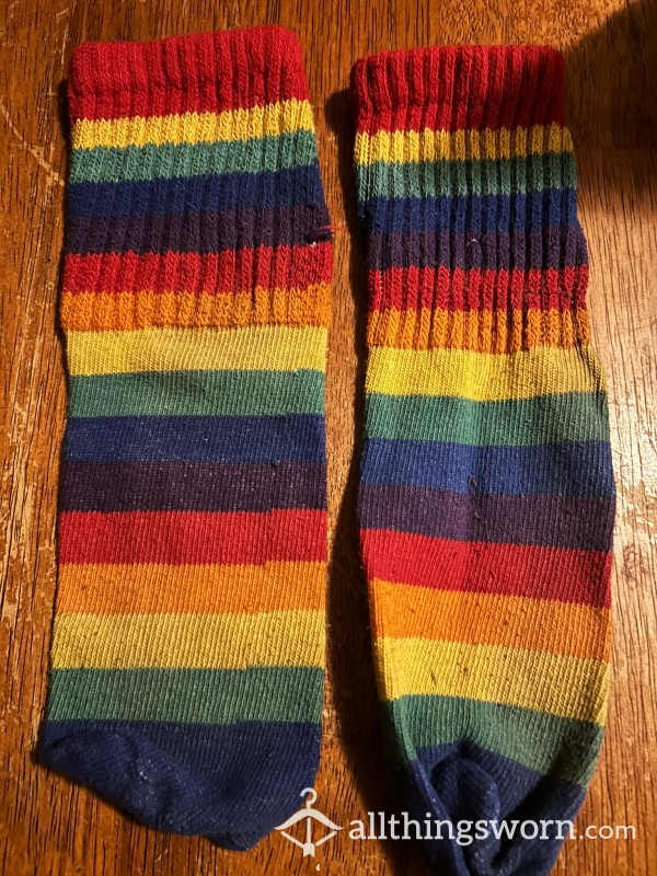 3 Or 4 Day Wear Rainbow Socks