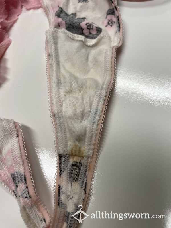 3 Pair Of Used Victoria’s Secret Panties ..found In Storage Locker
