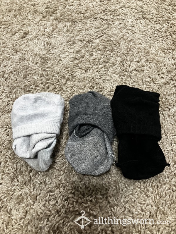 3 PAIRS • Ankle Socks