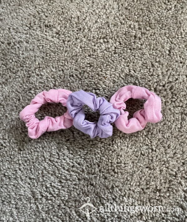 3 Used Scrunchies