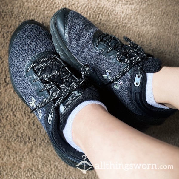 OMG SUPER Stinky Sweaty Under Armor Gym Shoes/sneakers/trainers💦💦 4 Years Old!