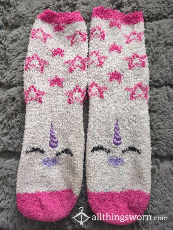 3 Years Old And 48h Worn Fluffy Socks