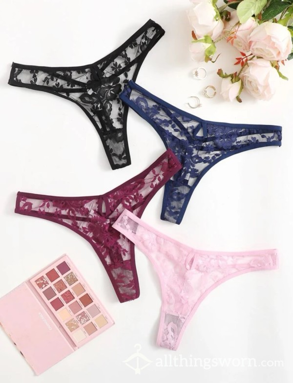 4 Lacey G String Thongs