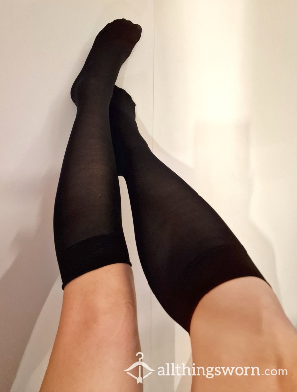 40den Black Nylon Stockings